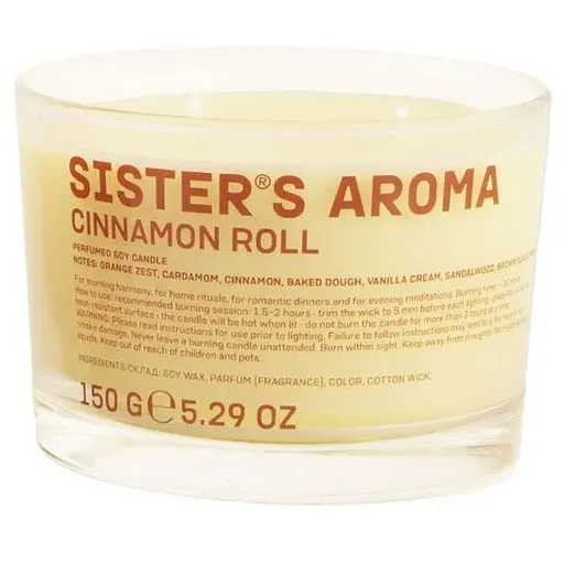 Ароматична свічка Sister's Aroma Cinnamon Roll 150 г