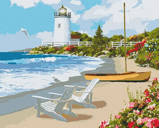 Картина за номерами на підрамнику Brushme Маяк