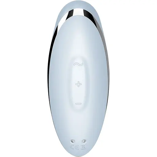 Вібростимулятор-пульсатор Satisfyer Tap & Climax 2 Blue - фото 6