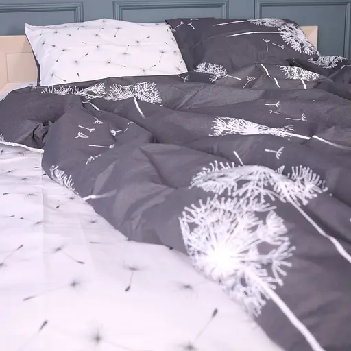 Простирадло MirSon Ranforce Elite Silver Dandelion білий 110 х 160 см (2200013010333) - фото 1