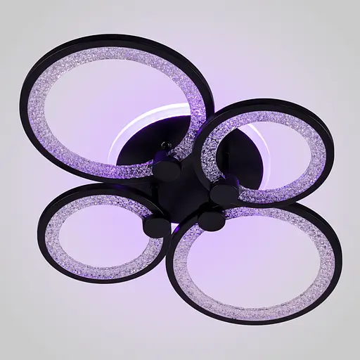 Люстра світлодіодна V K39556-2+2-TL BK - фото 8