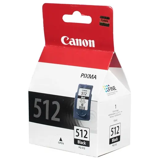 Картридж Canon PG-512, Black, MP240/250/260/270/480/490, MX320/330, 15 мл (2969B007)