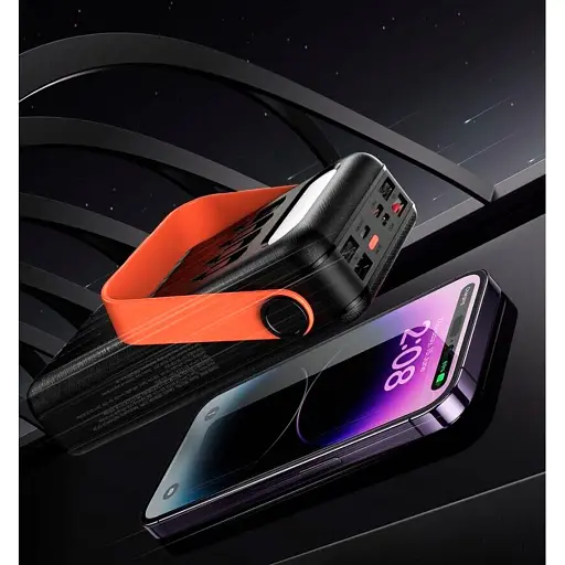 Внешний аккумулятор Hoco DB33 Plus Rising 30000mAh 22.5W Black [130157] - фото 9