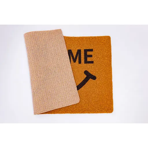 Килимок придверний Yiwu HP-47-9 Welcome прямокутний 70х40 см коричневий - фото 2