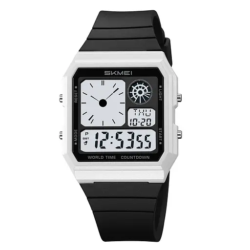 Часы наручные 2347WTBK White-Black Skmei acs0029994 - фото 1