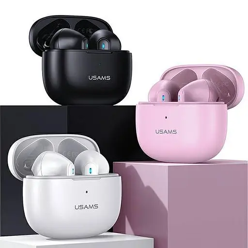 Навушники Bluetooth Usams TWS NX10 | BT5.2, 35/320mAh, 5h | pink - фото 3