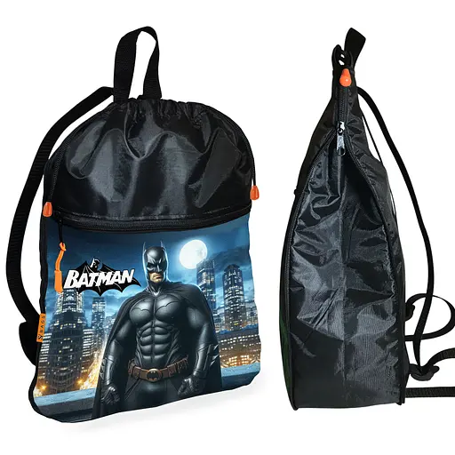 Шкільний рюкзак дитячий Бетмен + Сумка для взуття спортивної форми рюкзак-мішок для хлопчика (01672) - фото 2