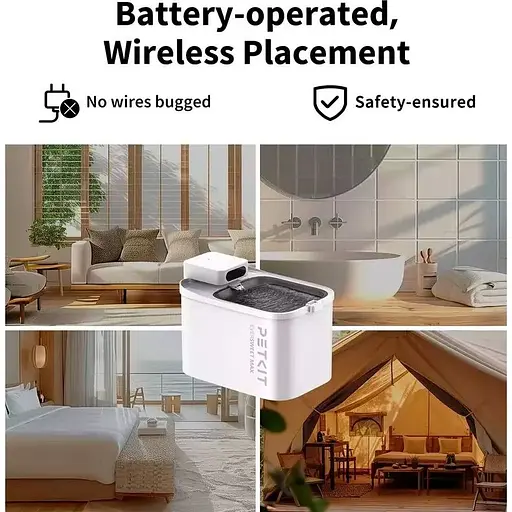 Поїлка для тварин Petkit Eversweet Max Smart Pet Drinking Fountai P4115 White (122383) - фото 6