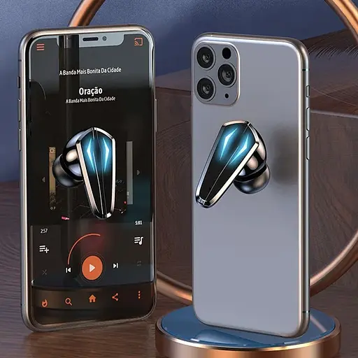 Бездротові ігрові Bluetooth навушники TWS X6 із зарядним кейсом та індикатором заряду Чорний - фото 6