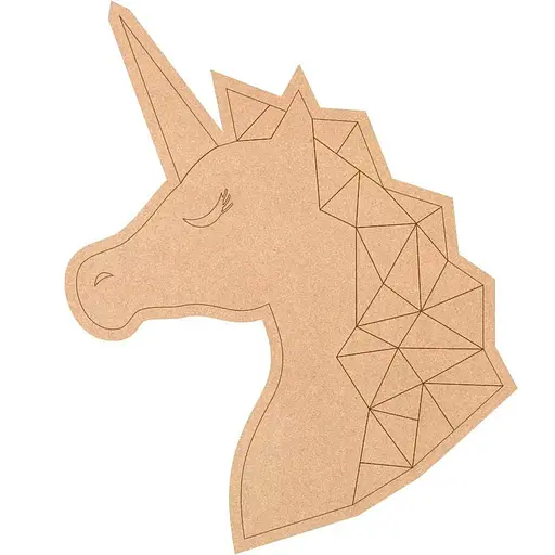 Основа для декорування панно-мозаїка Rosa Talent Єдиноріг 3 МДФ 36х47 см