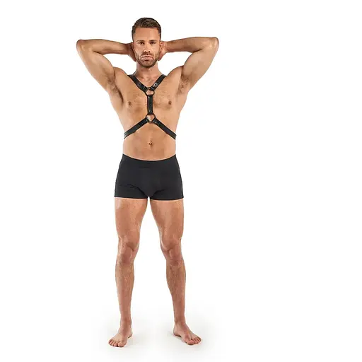 Портупея Bedroom Fantasies Max Chest Centerpiece - Black - фото 4