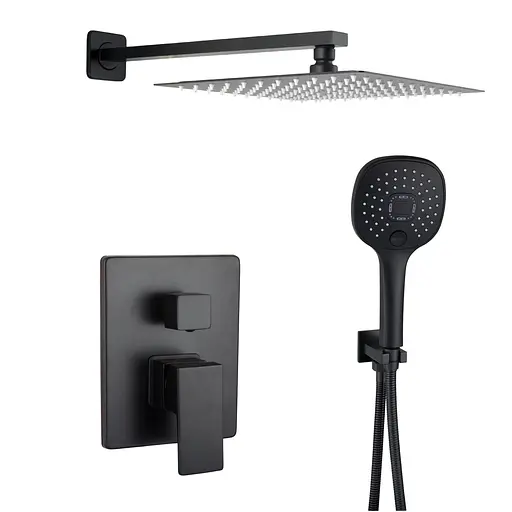 Душова система Globus Lux Smart GLM-205-BB, Чорний матовий - фото 8