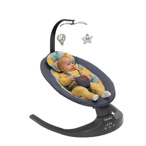 Кресло-качели Lionelo Ralf Grey White (LO-RALF GREY WHITE) - фото 10