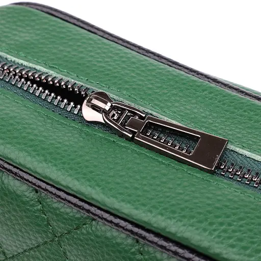 Стеганая женская сумка Vintage из натуральной кожи 21х14х8 см sum0027042 - фото 6