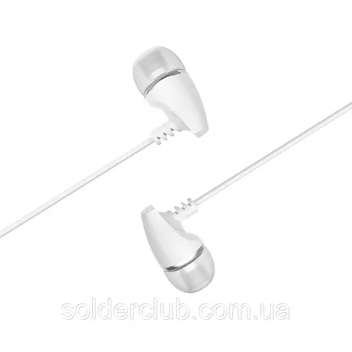 Наушники вакуумные Borofone BM25 белые - фото 2