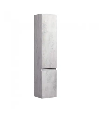 Пенал Мойдодир Палермо П-38-к-U бетон світлий підлоговий/підвісний, Сірий - фото 5