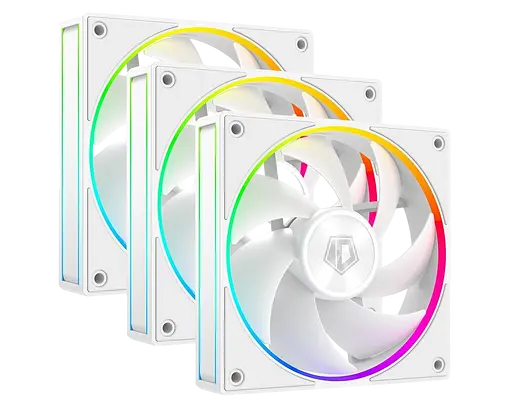 Вентилятор ID-Cooling AF127 ARGB White Trio