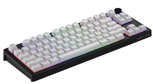 Клавіатура HATOR Skyfall 80 MAG ULTRA 8K White Black (HTK1880UA) - фото 3