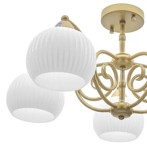 Люстра потолочная Brille классическая E27 60W G (BR-01459C/5) - фото 2