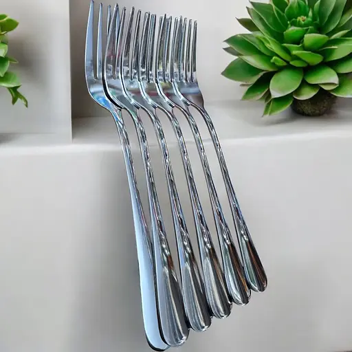 Набір столових виделок "Classic" із нержавіючої сталі (6 штук, довжина 20.5 см), Kitchen Master 86923 - фото 8