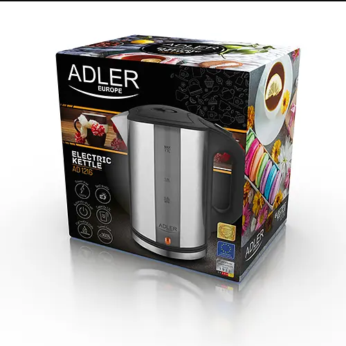 Чайник металлический 1,7л Adler AD 1216 - фото 6