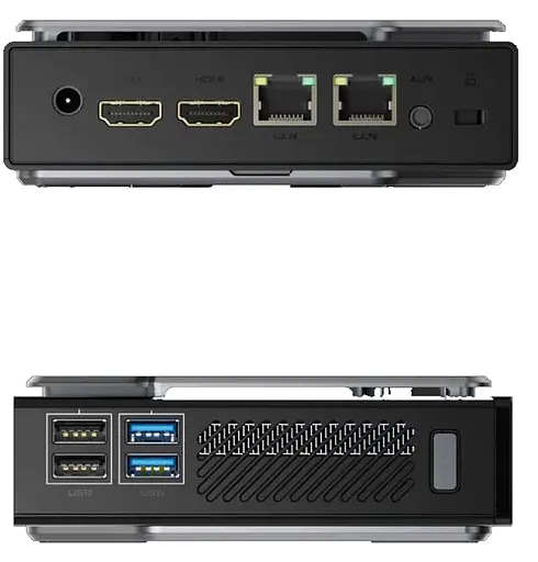 Неттоп Firebat S1 Black N100 8Gb DDR4 256Gb SSD WiFi 6 Bluetooth 4.2 2xGLan 2xUSB 3.0 / 2xUSB 2.0 2xHDMI Windows 11 Pro - фото 3