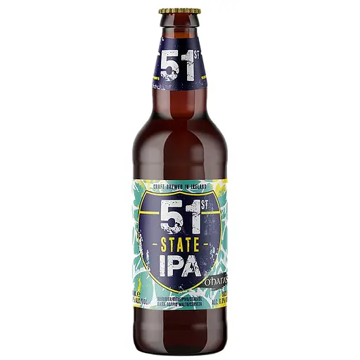 Пиво O'Hara's 51st State IPA світле нефільтроване 6% 0.33 л