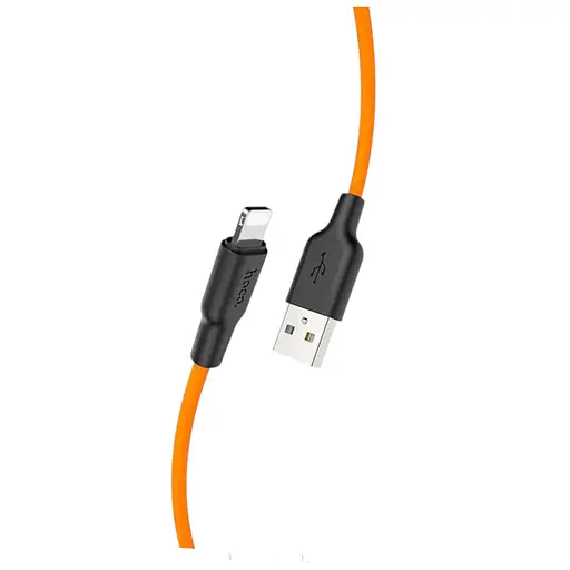Кабель Hoco Lightning Silicone X21 Plus силіконовий 1 м жовтий