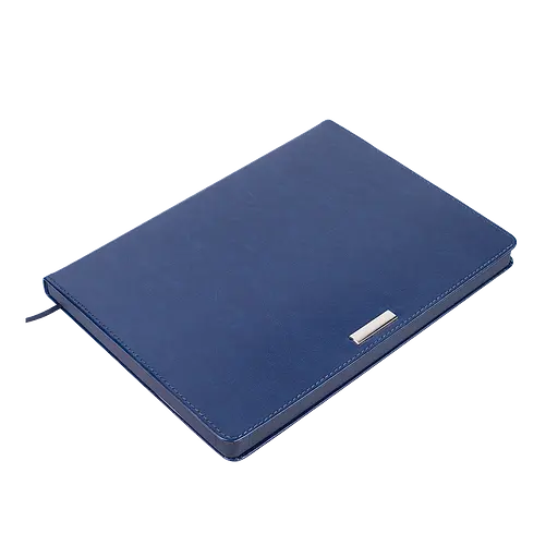 Ежедневник недатированный Buromax Salerno L2U А4 искусственная кожа 336 страниц синий (BM.20990-02) - фото 2