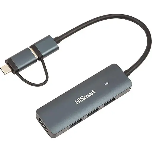 USB-Хаб HiSmart USB 3.0 - 4 x USB 3.0 (CA913466) - фото 1