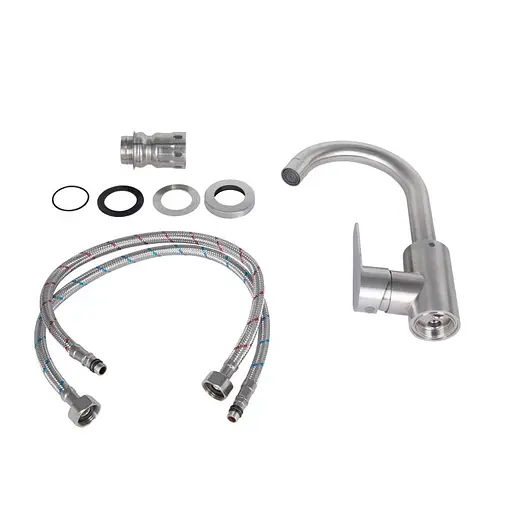 Змішувач для кухні Lidz Vida 03U-SFS - фото 2