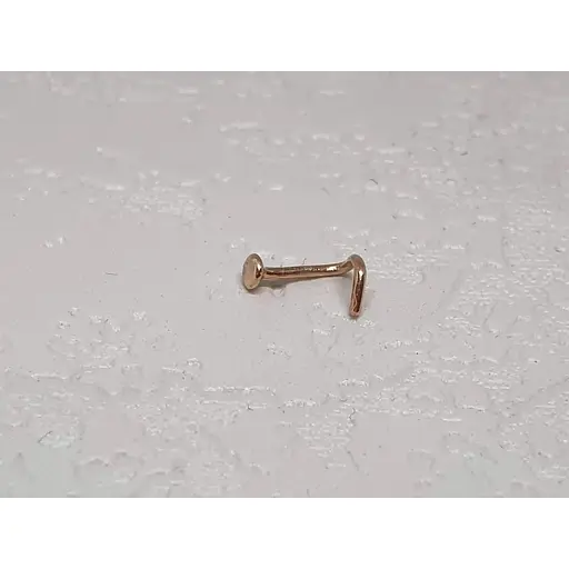 Золота сережка-пірсинг Favoritum в ніс. 310118_Г - фото 2