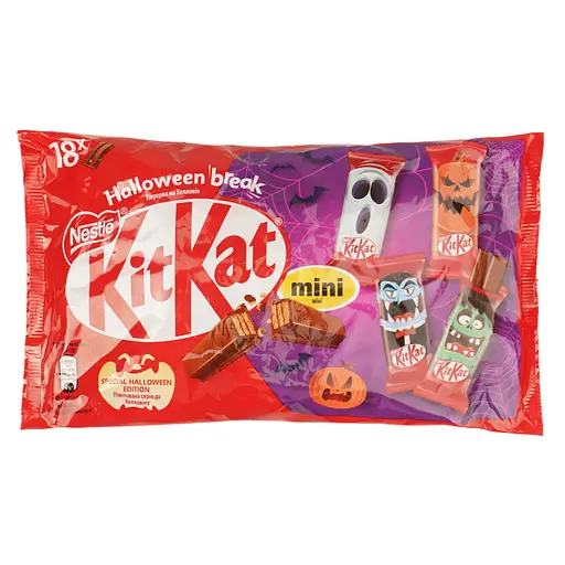 Набір мінібатончиків KitKat Міні Хеловін 301 г (18 шт. по 16.7 г) - фото 3