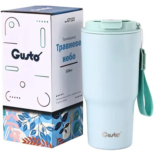 Термокружка Gusto GT122 Майское небо 560 мл (135666) - фото 5
