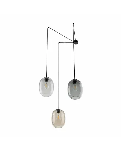 Підвісний світильник TK Lighting 5972 Elio E27 3x15W IP20 Bk - фото 3