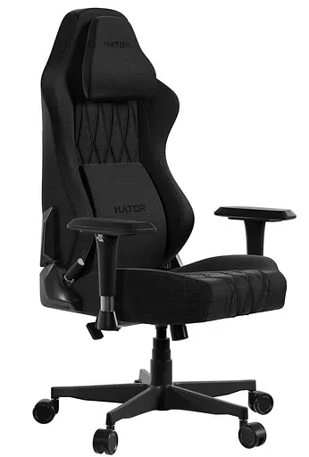 Ігрове крісло HATOR Darkside 3L Fabric Black (HTC3010L) - фото 1