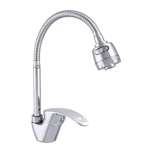 Змішувач для кухні Zerix YUB 135 з рефлективним виливом ZX2948 Хром - фото 1