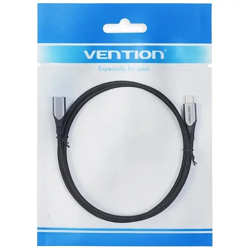 Кабель подовжувач Vention Thunderbolt 3 — USB 3.1 Type-C M-F (60W 20V 3A) 4K 60HZ 1 метр - фото 4
