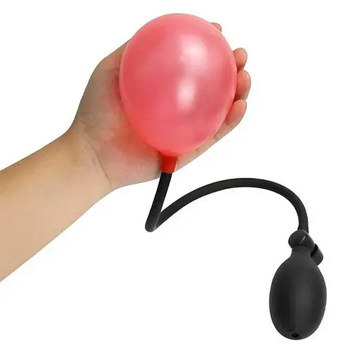 Надувний анальний розширювач 2-8 см (регульований діаметр, м'який матеріал, ручна груша) K001011 - фото 4