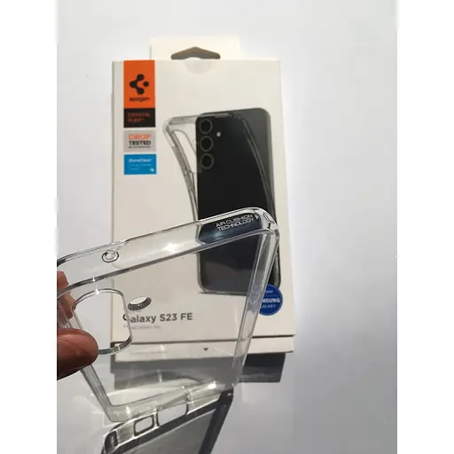 Оригинальный силиконовый чехол Spigen Liquid Crystal Flex Original для Samsung Galaxy S23 FE (6.4") ACS07040 - фото 8