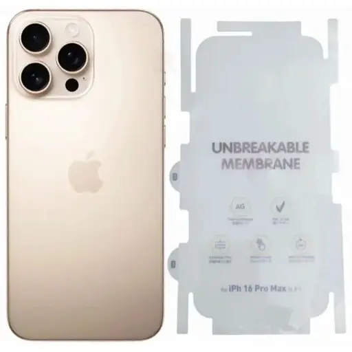 Захисна плівка DK для Apple iPhone 16 Pro Max | AG Matte Unbreakable Membrane HydroGel 360° (clear)