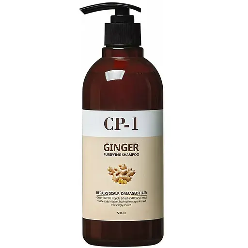 Очищуючий шампунь для волосся з імбиром Ginger Purifying Shampoo Esthetic House CP-1 500 мл - фото 1