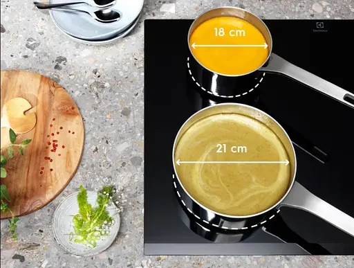 Варильна поверхня Electrolux індукційна, 60см, датчик кипіння, Hob2Hood, чорний - фото 6