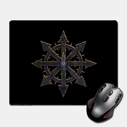 Игровая поверхность Nextprint Звезда Хаоса на черном фоне Вархаммер Warha ммer 300 х 250 мм (23818) 