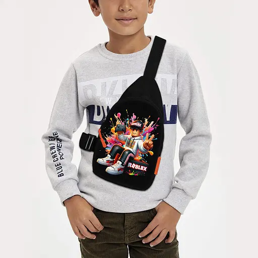 Сумка через плече дитяча Roblox 29х17 см сумка слінг для хлопчика (01979)