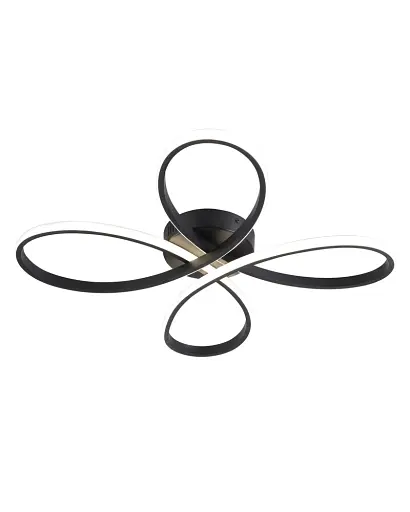 Люстра Goldlux 331816 Fiore LED 1x42W 4000K 5000Lm IP20 черная - фото 2