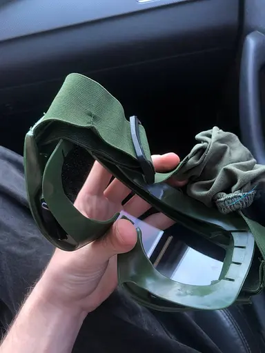 Тактичні окуляри (3 вставні лінзи) Оливковий - фото 2