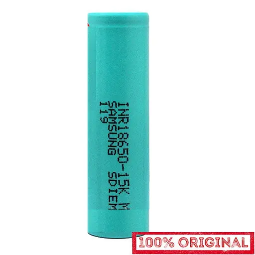 Акумулятор Samsung Li-ion INR18650 15K 1500mAh (15A) високотоковий - фото 2