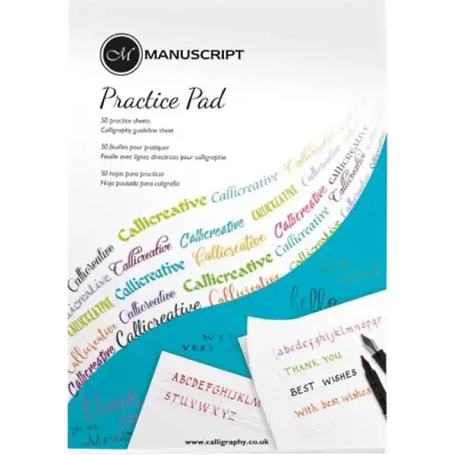 Склейка для каллиграфии Manuscript Creative Writing Practice Pad А4 80 г/м2 50 листов - фото 1