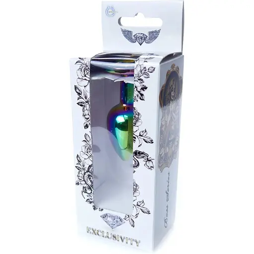 Анальна пробка Boss Of Toys Boss Series - Jewellery MulticOlour Plug Clear S, BS6400116, Радуга - фото 7